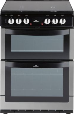 New World - 601DFDOL Double - Dual Fuel Cooker-Stainless Steel